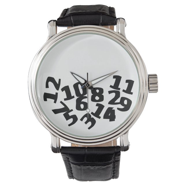 Relógio De Pulso Seja O Que For Atrasado (Frente)