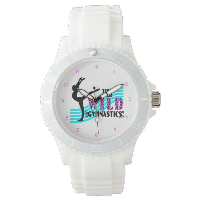 Relógio De Pulso Selvagem sobre a ginástica (Frente)