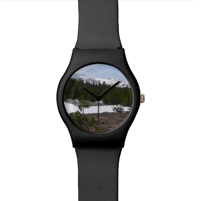 Relógio De Pulso Serra Nevada e neve em Yosemite (Detalhe)