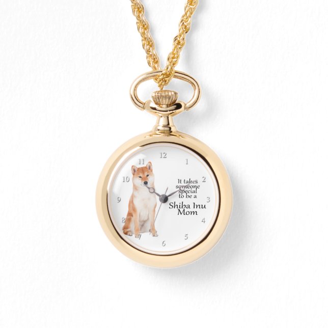 Relógio De Pulso Shiba Inu Mãe Watch (Frente)