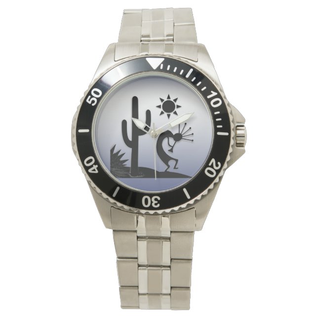 Relógio De Pulso Silhouette Kokopelli (Frente)