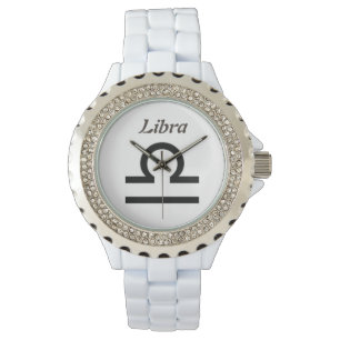 Relógio De Pulso Símbolo Libra do Zodíaco. Senhoras Watches.