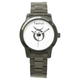 Relógio De Pulso Símbolo Taurus das Mulheres Zodíacas Watches.