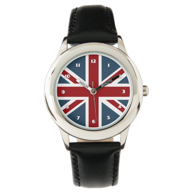 Relógio De Pulso Sinalizador Classic Union Jack (Frente)