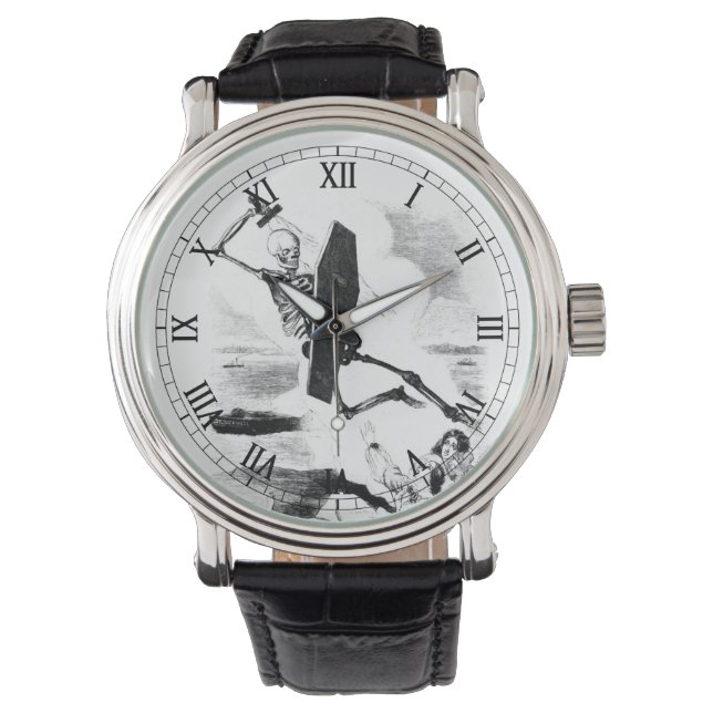 Relógio De Pulso Skeleton Warrior (Frente)