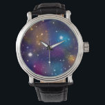 Relógio De Pulso Stellar Galaxy Impressão Watch<br><div class="desc">A Galáxia inspirou design criada no Adobe Illustrator e no Photoshop.</div>
