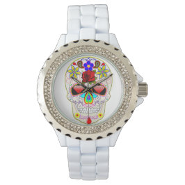 Relógio De Pulso Sugar Skull Watch