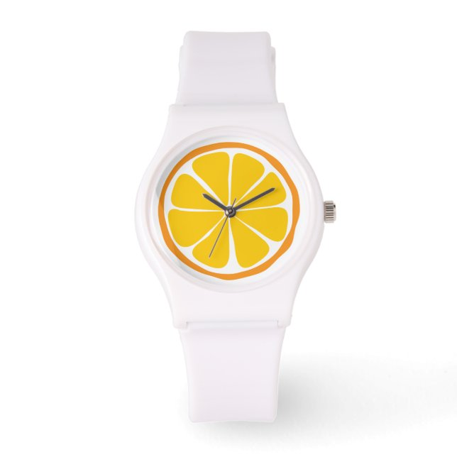 Relógio De Pulso Summer Citrus Orange Watch (Frente)