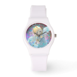 Relógio De Pulso Sweet Little Star Angel Fantasy Art