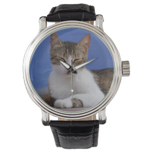 Relógio De Pulso Tabby Cat Watch