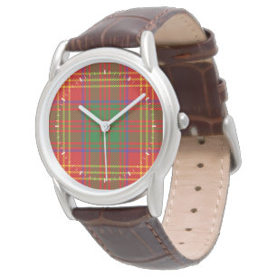 Relógio De Pulso Tartan do clã das queimaduras