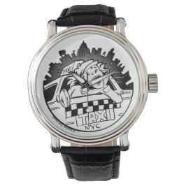 Relógio De Pulso Taxi Girl