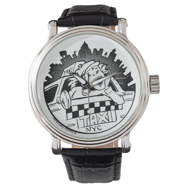 Relógio De Pulso Taxi Girl (Frente)