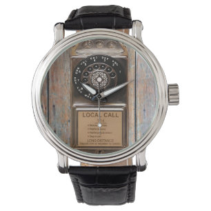 Relógio De Pulso Telefone antigo telefone celular com telefone rota