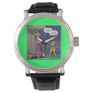 Relógio De Pulso Teste de impacto Hippie Funny Unisex Watch