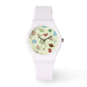 Relógio De Pulso Teste padrão da cozinha