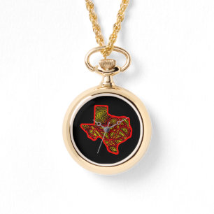 Relógio De Pulso Texas Scribbleprint