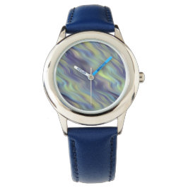 Relógio De Pulso Textura de Lavanda ondulada