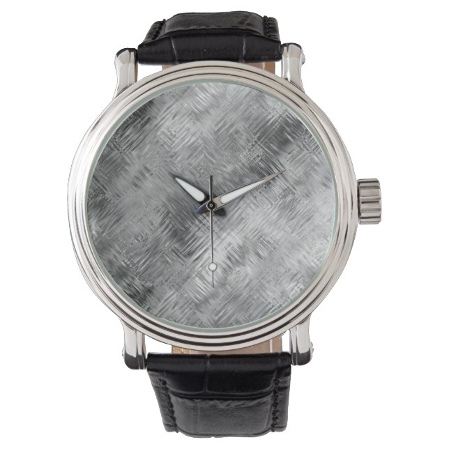 Relógio De Pulso Textura Escrita de Cinzas Hemáticas (Frente)