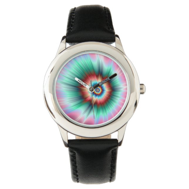 Relógio De Pulso Tie Dye Comet (Frente)