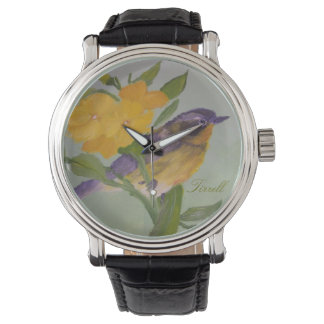 Relógio De Pulso Tirrell Yellow Bird Watch