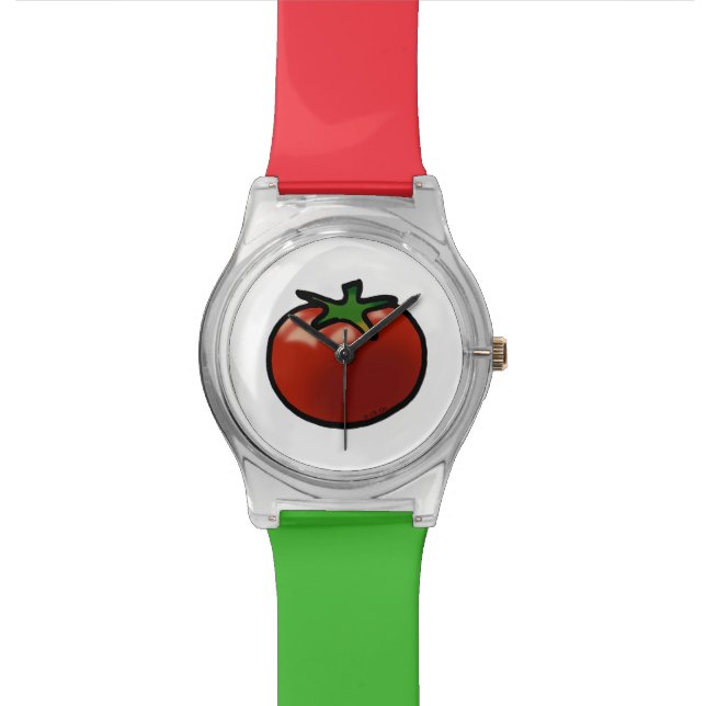 Relógio De Pulso tomate vermelho (Detalhe)