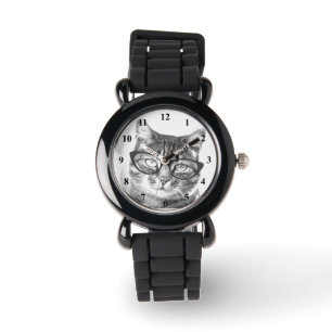 Relógio De Pulso Trendy cat watch para mulheres
