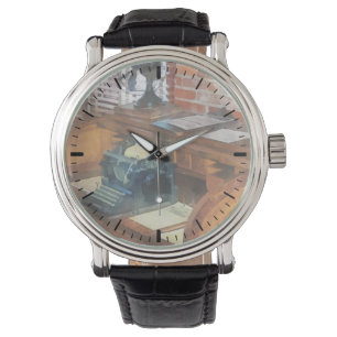 Relógio De Pulso Trens - Escritório do Chefe de Estação