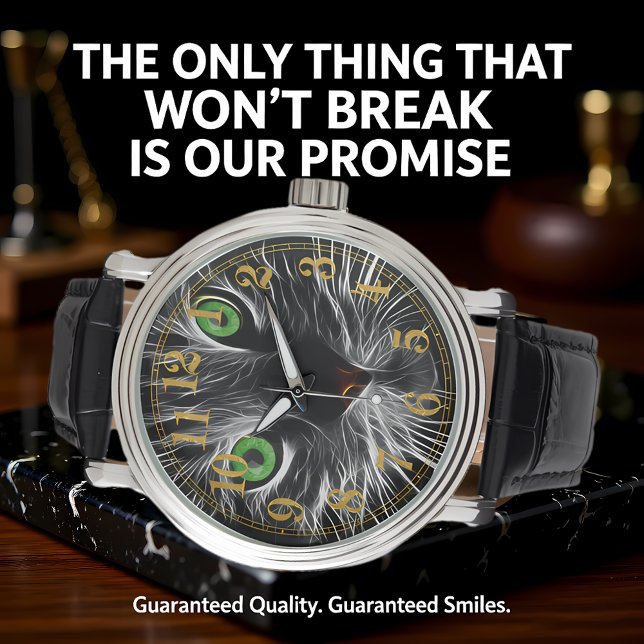 Relógio De Pulso Trill com Nome de Gato Elétrico (Criador carregado)