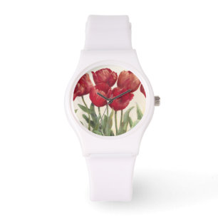 Relógio De Pulso Tulipas do rubi