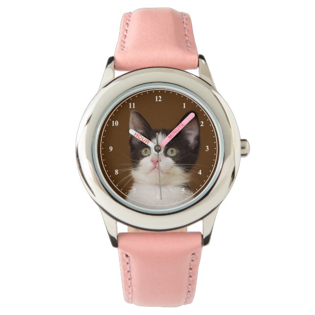 Relógio De Pulso Tuxedo Cat Com Funcionarios Watch (Frente)