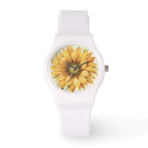 Relógio De Pulso Um girassol amarelo