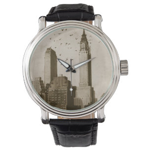 Relógio De Pulso Um rebanho do voo dos pássaros