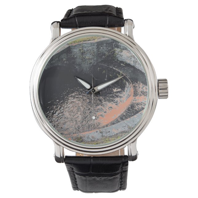 Relógio De Pulso Uma Piscina de laranja em Welshpool (Frente)