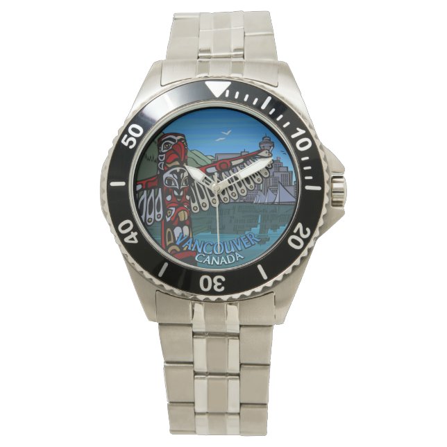 Relógio De Pulso Vancouver Watch Vancouver Souvenir (Frente)