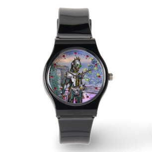 RELÓGIO DE PULSO VÉSPERA DE UM CIBORG DO NOVO ANO