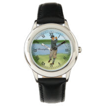 Vintage personalizado olha Golfer Golf
