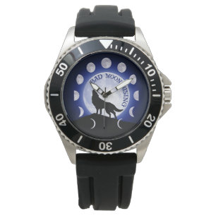 Relógio De Pulso Werewolf Moon Phase Bad Moon Watch