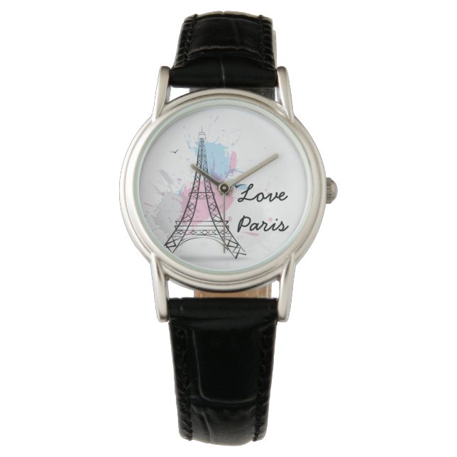 Relógio De Pulso Womens Classic Watch/Paris (Frente)