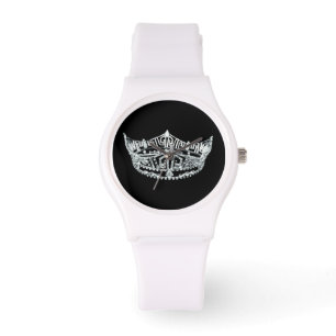 Relógio De Pulso Womens Sporty Crown Watch
