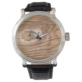 Relógio De Pulso Wood Grain Knothole Watch