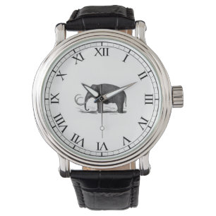 Relógio De Pulso Wooly Mammoth Elefante Pré-Histórico