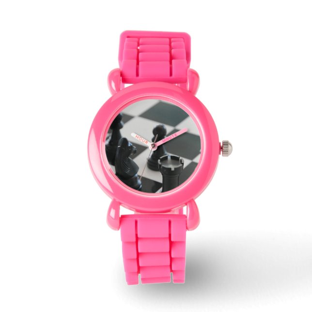 Relógio De Pulso Xadrez (Frente)