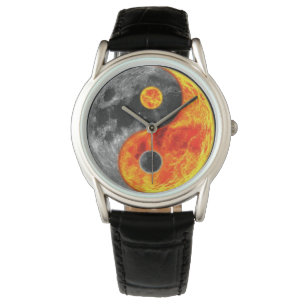 Relógio De Pulso Yin Yang Watch