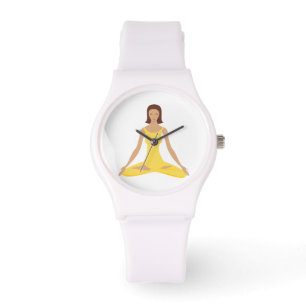 Relógio De Pulso Yoga Pose Womens Watch