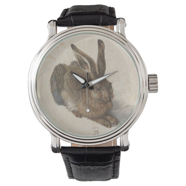 Relógio De Pulso Young Hare por Albrecht Durer (Frente)