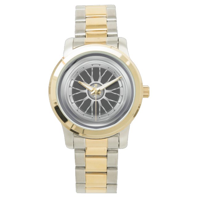 Relógio de roda de aço do pneu do carro (Frente)