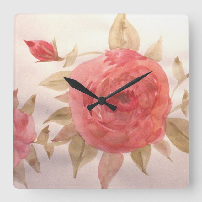 Relógio de Rosa de Coral (Frente)