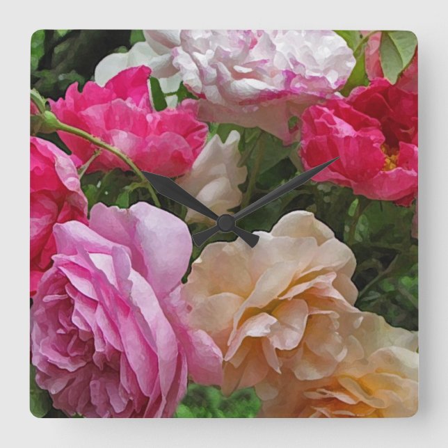 Relógio de Rosas antigos movidos (Frente)