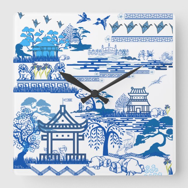 Relógio de salgueiro azul jurássico (Frente)